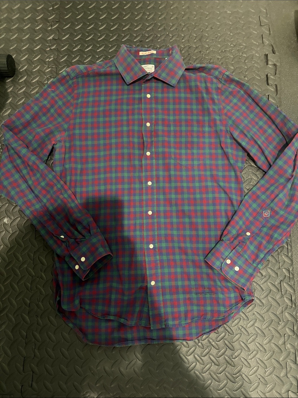 Vintage Winter Madras Button Down
